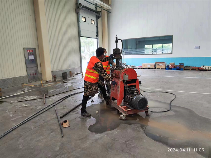 代县厂房地面下沉塌陷注浆加固施工